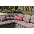 Synthetisches Rattan Großes Sofa Set Für Outdoor Garten Wicker Möbel